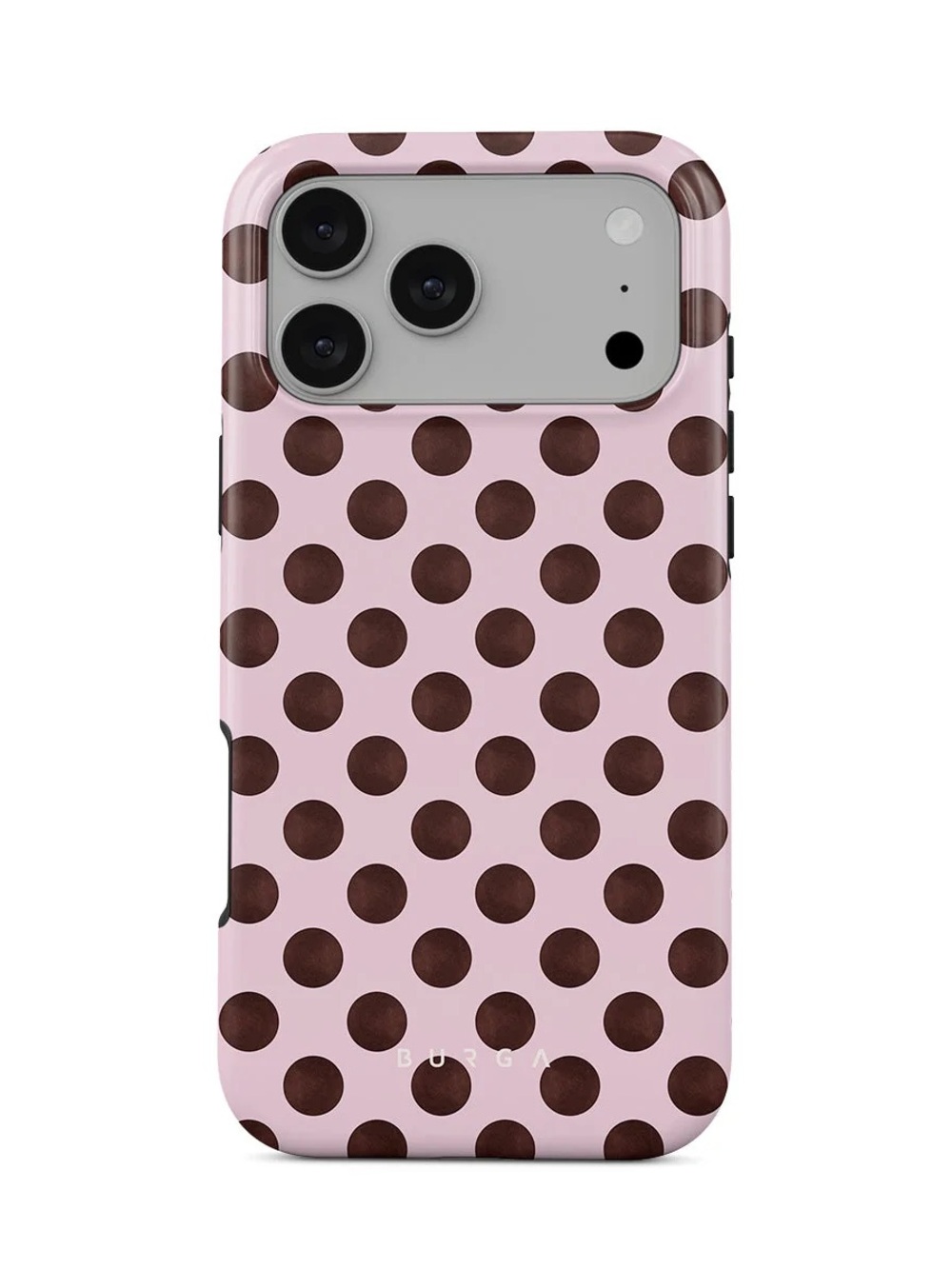 NWT BURGA New Crush - iPhone 17 Pro Max Case, Pink Polka Dot Phone Case